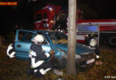Nö: Pkw gegen Baum bei der Kreuzung „Bildereiche“ in Tulln