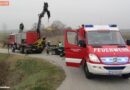 Nö: Fahrzeugbergung bei der Autobahnabfahrt Königsbrunn