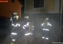 Stmk: Brand einer Holztriste mit Gartenschlauch bekämpft