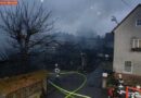 Oö: Gartenbaubetrieb in Vollbrand