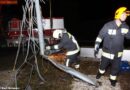Stmk: Geländewagen rammte Kreisverkehr