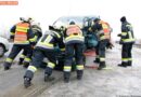 Nö: Menschenrettung nach Unfall auf Schneefahrbahn