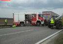 Nö: Lkw Anhänger in Margarethen „vom Winde verweht“