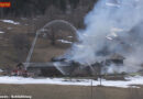 Stmk: Abschnittsalarm bei Großbrand in Rohrmoos / Obertal