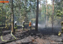 Deutschland: Waldbrand beschäftigt drei Feuerwehren