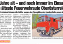Oö: Ältestes Feuerwehrfahrzeug seit 43 Jahren im Einsatz