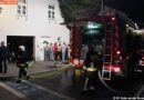 Nö: Fahrzeugbrand in einem Altstadtinnenhof