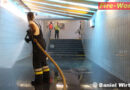 Nö: Großeinsatz nach Wassereinbruch am Bahnhof Bad Vöslau