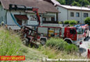 Oö: Traktor bei Mäharbeiten in Ansfelden umgestürzt
