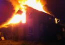 Oö: Nebengebäude mit Brieftaubenzucht  in Vollbrand