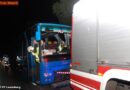 Nö: Bergung eines Autobusses nach missglückten Wendemanöver