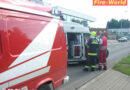 Oö: Fahrzeugbergung nach Unfall in Kreuzungsbereich