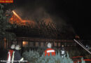 Deutschland: Brand eines Fachwerkgebäudes in Eickeloh