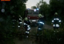 Oö: Zweimal Baum über Straße und Brandverdacht