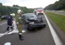 Nö: Unfall mit zwei Fahrzeugen auf der A21