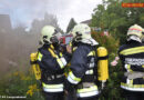 Nö: Drei Feuerwehren bei Brand einer Sauna beschäftigt