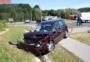 Bgld: Zwei Pkw verunfallen in einem Kreisverkehr