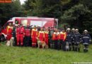 Oö: Suchhunde und Feuerwehren übten gemeinsam für den Ernstfall