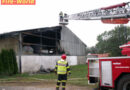 Nö: Brand einer landwirtschaftlichen Halle in Deutsch-Wagram
