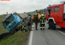 Nö: Lkw Bergung und Ölspur fast zur gleichen Zeit