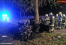 Oö: Tödlicher Autoanprall an Baum auf der B 125 in Engerwitzdorf