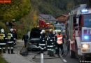 Oö: Motorraum eines Pkw in Vollbrand
