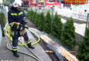 Nö: Holzdecke bei Zimmerbrand in Gänserndorf teilweise geöffnet