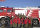 Oö: Feuerwehrjugend besucht Militärfeuerwehr Hörsching