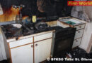 Nö: Vergessenes Essen setzte Küche Zwentendorf in Brand