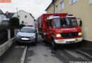 Oö: Problematische Anfahrt bei einer Brandeinsatzübung