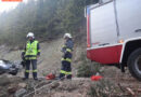 Oö: Gemeinschaftsübung Feuerwehr und Bergrettungsdienst in Vorderstoder