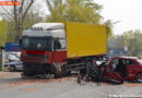 Wien: Ein Todesopfer nach Frontalzusammenstoß zwischen Pkw und Lkw