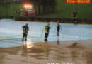 Deutschland: FF Geisenhausen nach Unwetter im Freibad im Einsatz
