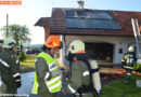 Oö: Brand einer Solaranlage auf Wohnhaus in Esternberg