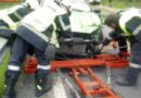 Stmk: Motorrad prallt gegen einen Pkw