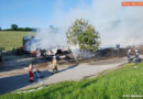 Oö: Großbrand mit Gebäudeeinsturz forderte ein Todesopfer