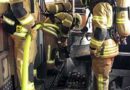Stmk: Brand eines Werkstattwagen in einer Remise