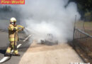 Oö: Brennendes Motor-Gokart in Pfandl