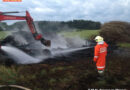 Oö: Holzlager in St. Georgen im Attergau stand in Flammen