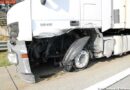 Sbg: Unfall nach Reifenplatzer bei einem Sattelkraftfahrzeug