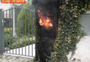 Nö: Flammen schlagen aus Stromkasten in Langenzersdorf