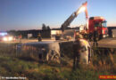 Nö: Kastenwagen-Bergung nach Ausweichmanöver in Altwaidhofen