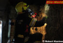 Oö: Feuerwehren Alkoven und Polsing beüben Werkstättenbrand in Bauernhof