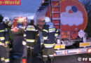 Nö: Reifenbrand bei Gefahrengut-Lkw auf der A2 bei Edlitz