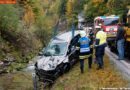 Nö: Menschenrettung  nach Unfall -> Pkw im Bach