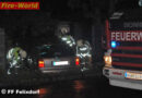 Nö: Auto in Felixdorf in Hecke gelandet