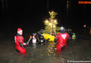 Oö: Taucherweihnacht in Aschach an der Donau