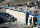 Oö: Lastwagen kippt in Gmunden auf Auto: Ein Toter, mehrere Verletzte