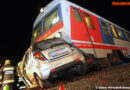 Nö: Pkw Lenkerin stirbt nach Crash mit Zug