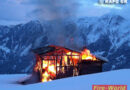 Schweiz: Feuerwehr ließ Berghütte kontrolliert abbrennen